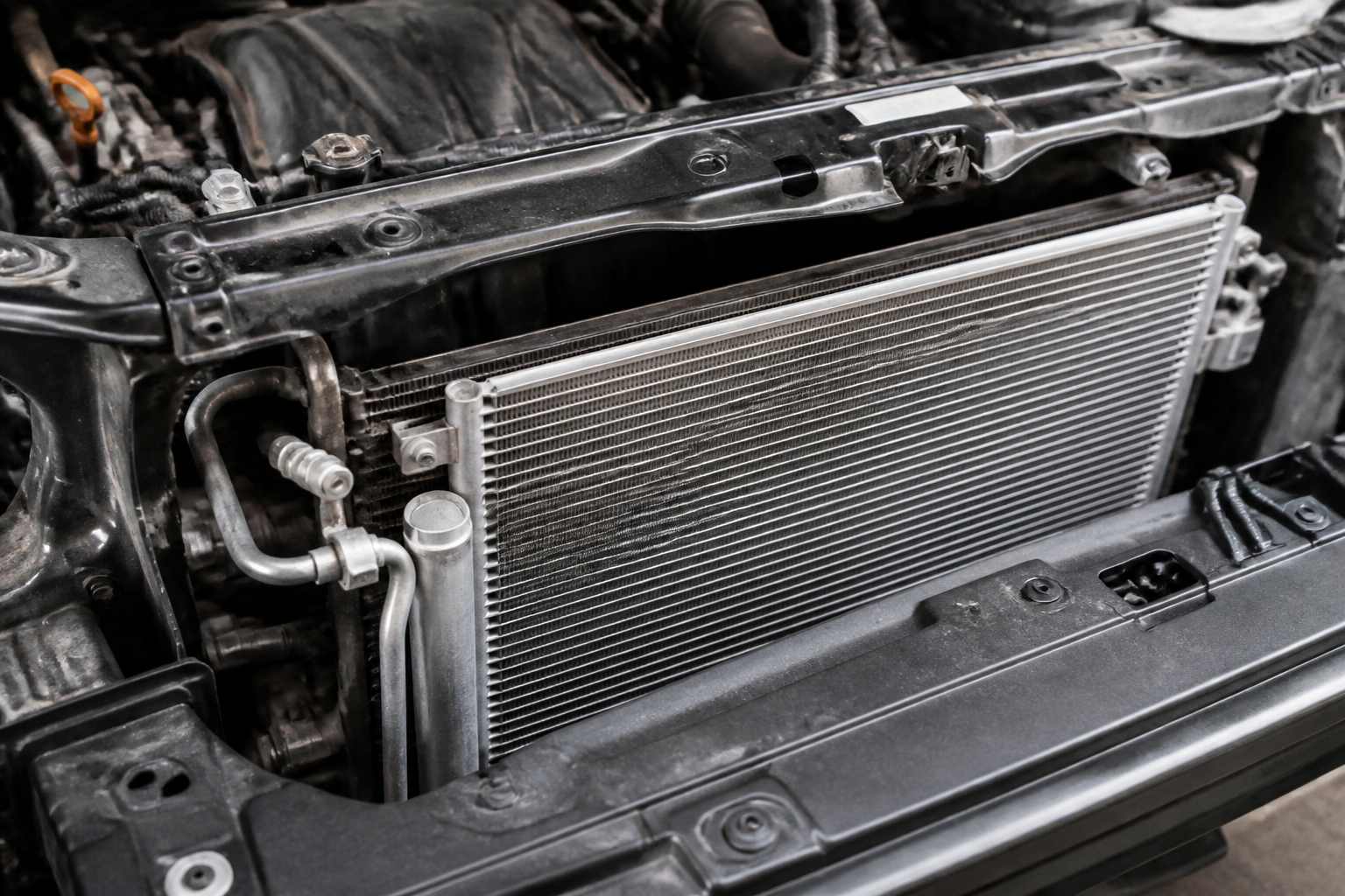Kondicionieriaus radiatorius automobilyje